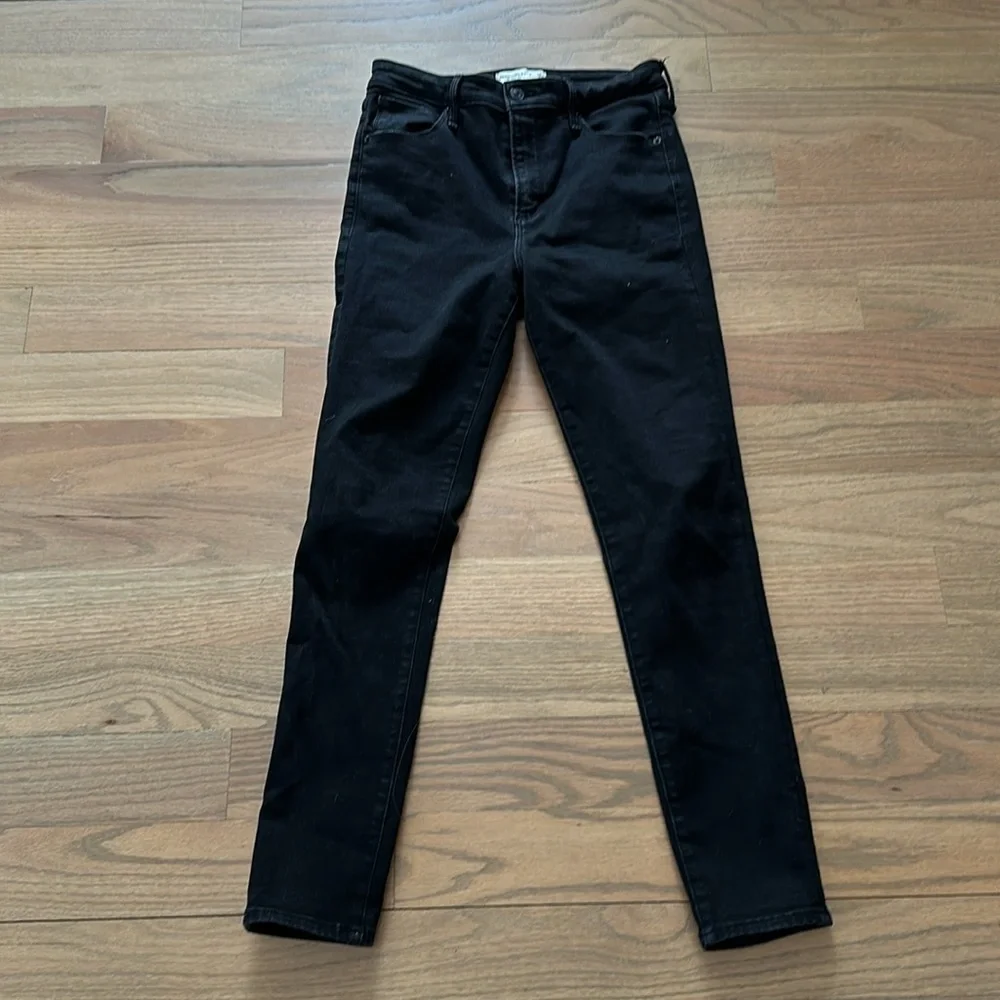 Excellent condition Abercrombie black super skinny high rise - Picture 4 of 5